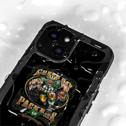 Liquid Blue NFL Green Bay Packers Running Back iPhone 13 Mini Waterproof Case