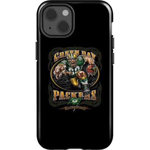 Liquid Blue NFL Green Bay Packers Running Back iPhone 15 Impact Case