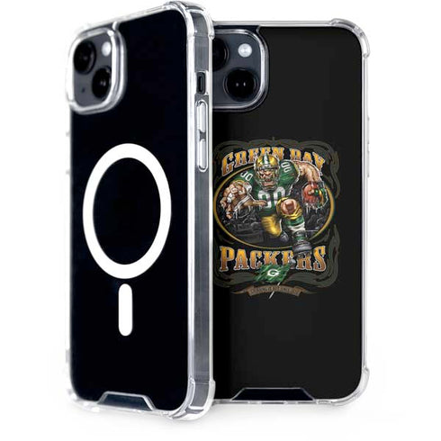 Liquid Blue NFL Green Bay Packers Running Back iPhone 14 Plus MagSafe Case