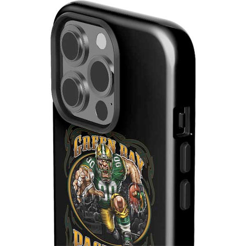 Liquid Blue NFL Green Bay Packers Running Back iPhone 14 Pro Impact Case