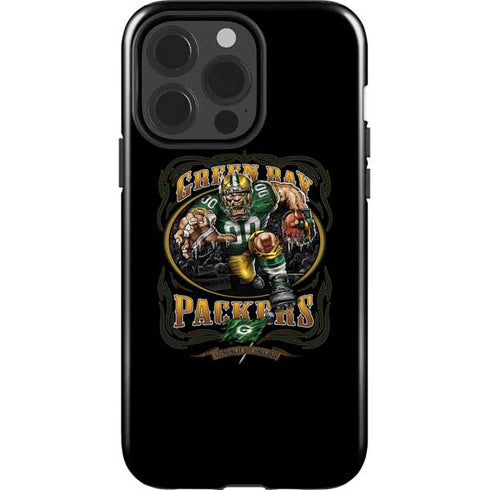 Liquid Blue NFL Green Bay Packers Running Back iPhone 14 Pro Impact Case