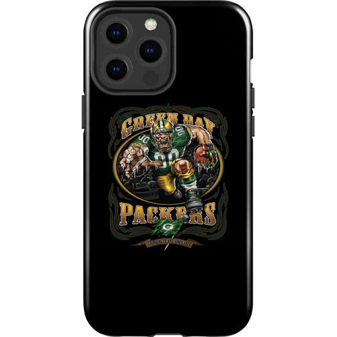 Liquid Blue NFL Green Bay Packers Running Back iPhone 14 Pro Max Impact Case