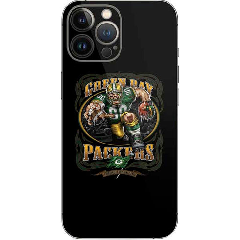 Liquid Blue NFL Green Bay Packers Running Back iPhone 14 Pro Max Skin