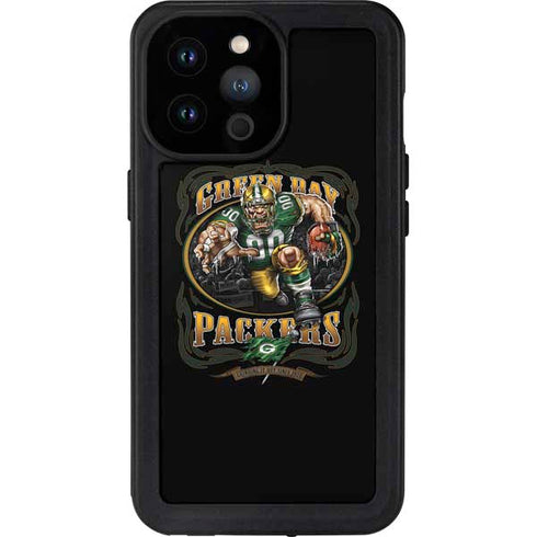 Liquid Blue NFL Green Bay Packers Running Back iPhone 14 Pro Max Waterproof Case