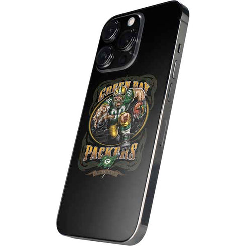 Liquid Blue NFL Green Bay Packers Running Back iPhone 14 Pro Skin