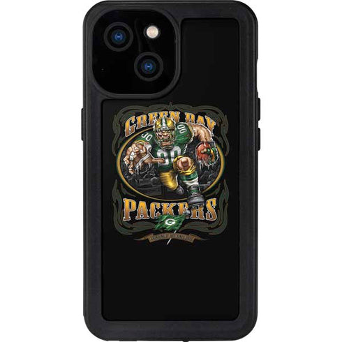 Liquid Blue NFL Green Bay Packers Running Back iPhone 15 Waterproof Case