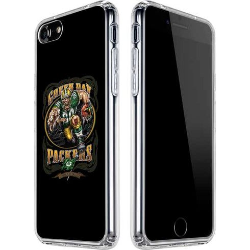 Liquid Blue NFL Green Bay Packers Running Back iPhone SE (2nd & 3rd Gen) Clear Case