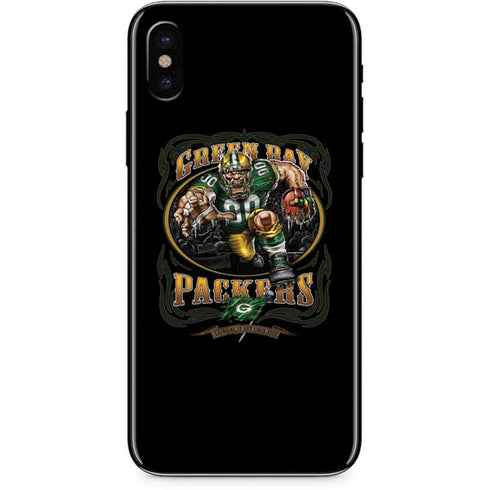Liquid Blue NFL Green Bay Packers Running Back iPhone X Skin