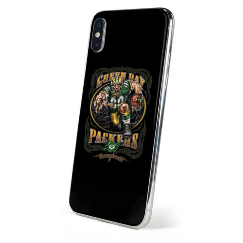 Liquid Blue NFL Green Bay Packers Running Back iPhone XS Skin