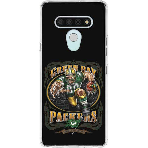 Liquid Blue NFL Green Bay Packers Running Back LG Stylo 6 Clear Case