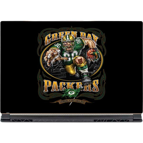 Liquid Blue NFL Green Bay Packers Running Back MSI GS65 Stealth Laptop Skin