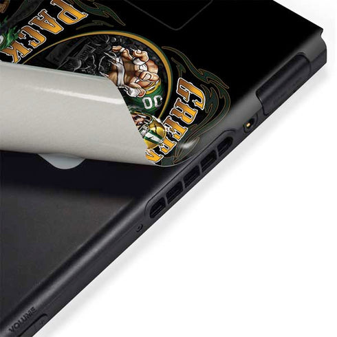 Liquid Blue NFL Green Bay Packers Running Back Nintendo Switch Bundle Skin