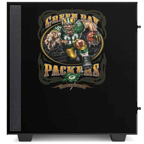 Liquid Blue NFL Green Bay Packers Running Back NZXT H510 Compact ATX Mid-Tower Case Skin