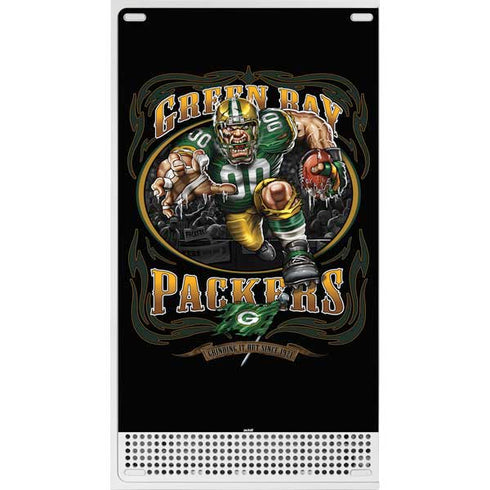 Liquid Blue NFL Green Bay Packers Running Back Xbox Series S Skins