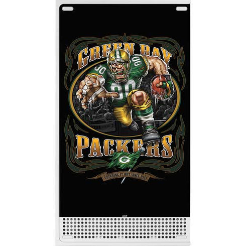 Liquid Blue NFL Green Bay Packers Running Back Xbox Series S Console Skin