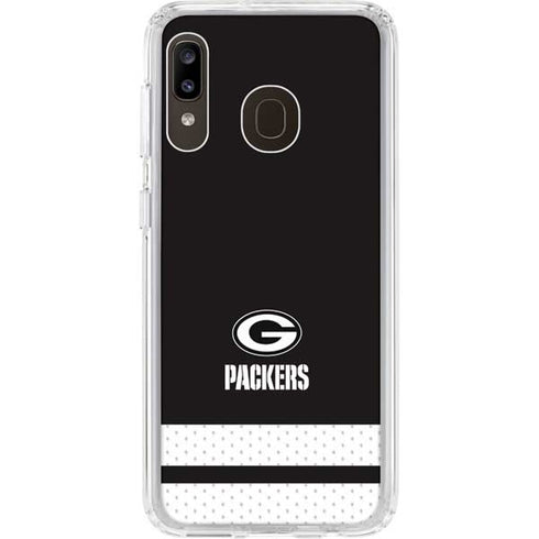 NFL Green Bay Packers Shutout Galaxy A20 Clear Case