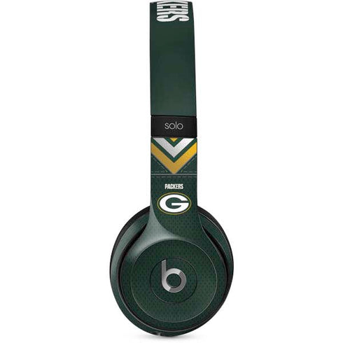 NFL Green Bay Packers Team Jersey Beats Solo 2 Wired Skin