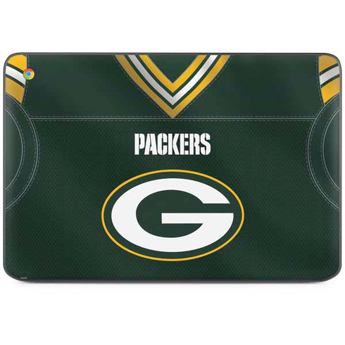 NFL Green Bay Packers Team Jersey HP Chromebook Skin