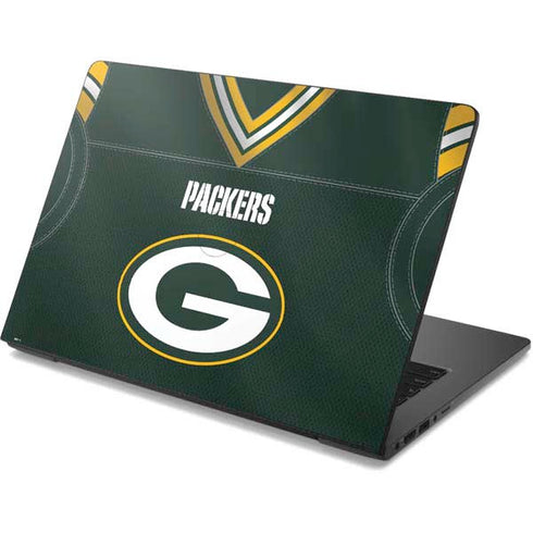 NFL Green Bay Packers Team Jersey Dell Chromebook Skin