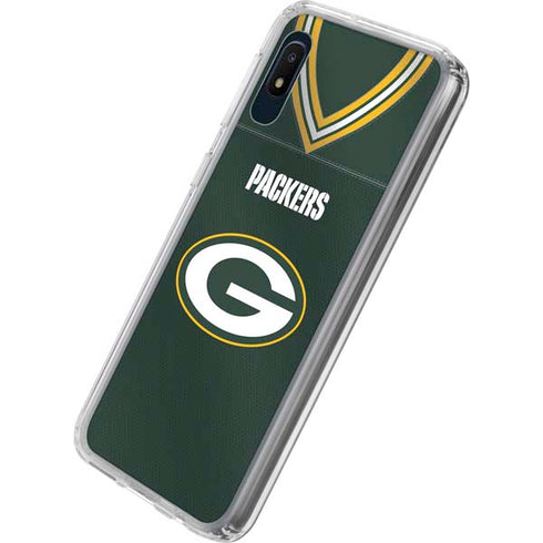 NFL Green Bay Packers Team Jersey Galaxy A10e Clear Case