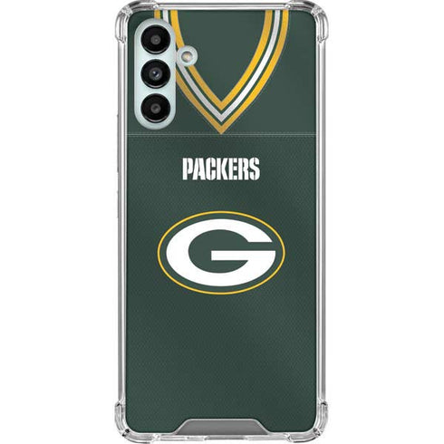 NFL Green Bay Packers Team Jersey Galaxy A13 5G Clear Case