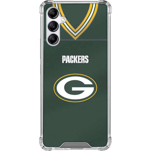NFL Green Bay Packers Team Jersey Galaxy A15 5G Clear Case