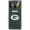 NFL Green Bay Packers Team Jersey Galaxy A21 Clear Case