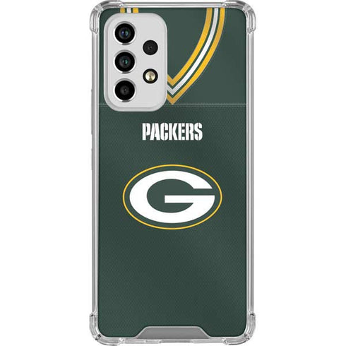 NFL Green Bay Packers Team Jersey Galaxy A33 5G Clear Case