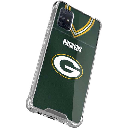 NFL Green Bay Packers Team Jersey Galaxy A51 5G Clear Case