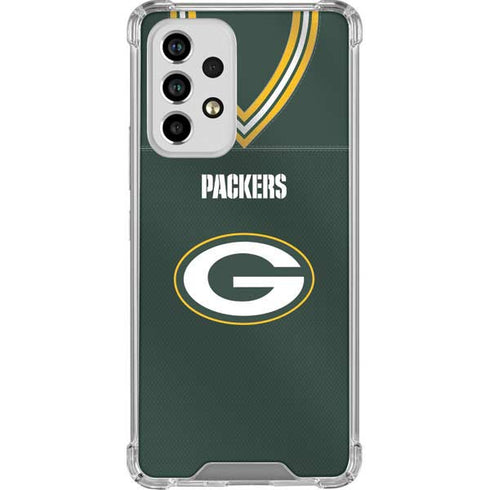 NFL Green Bay Packers Team Jersey Galaxy A53 5G Clear Case