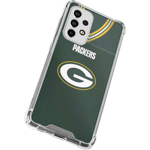 NFL Green Bay Packers Team Jersey Galaxy A53 5G Clear Case