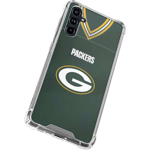 NFL Green Bay Packers Team Jersey Galaxy A54 5G Clear Case