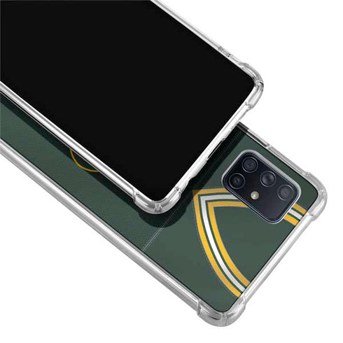 NFL Green Bay Packers Team Jersey Galaxy A71 5G Clear Case