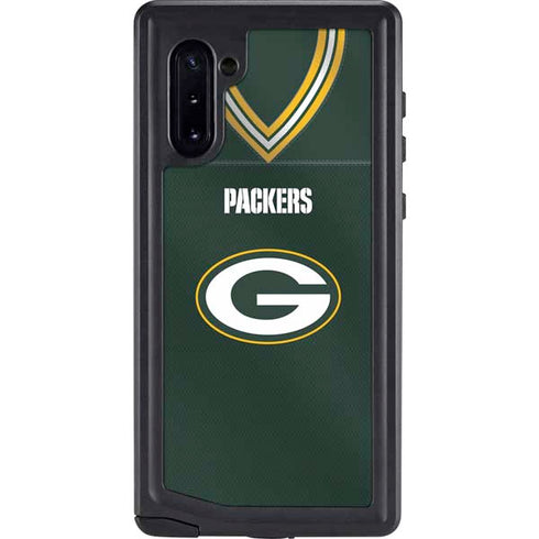 NFL Green Bay Packers Team Jersey Galaxy Note 10 Waterproof Case