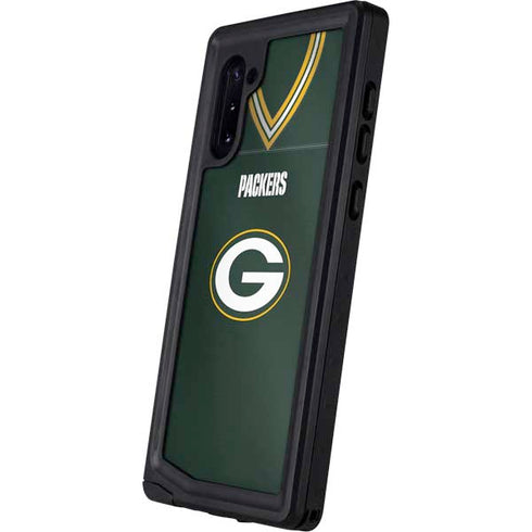 NFL Green Bay Packers Team Jersey Galaxy Note 10 Waterproof Case