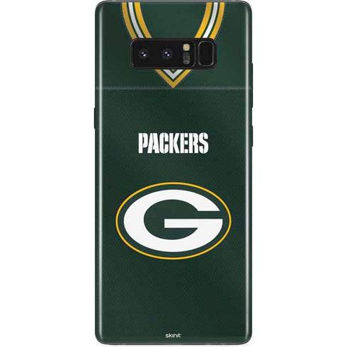 NFL Green Bay Packers Team Jersey Galaxy Note 8 Skin
