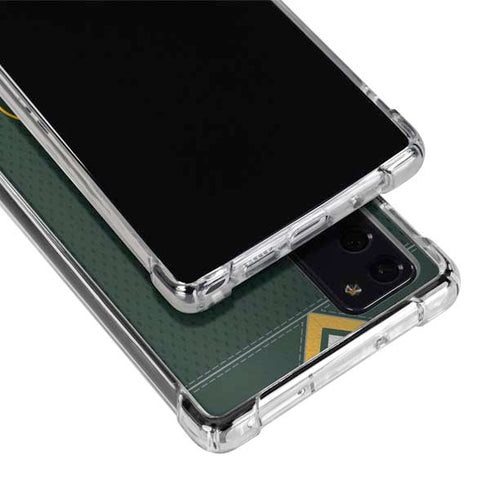 NFL Green Bay Packers Team Jersey Galaxy Note20 5G Clear Case
