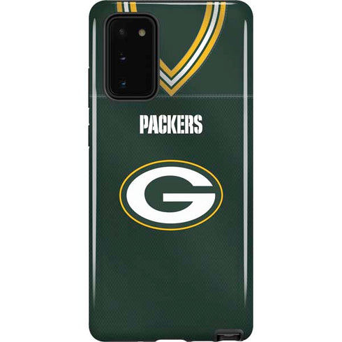 NFL Green Bay Packers Team Jersey Galaxy Note20 5G Pro Case