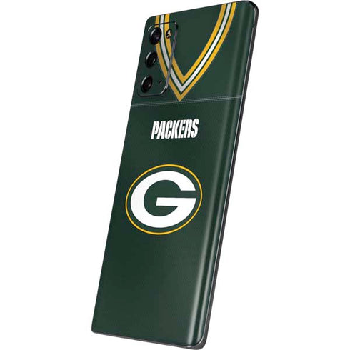 NFL Green Bay Packers Team Jersey Galaxy Note20 5G Skin