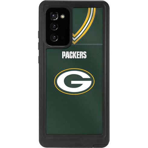 NFL Green Bay Packers Team Jersey Galaxy Note20 5G Waterproof Case