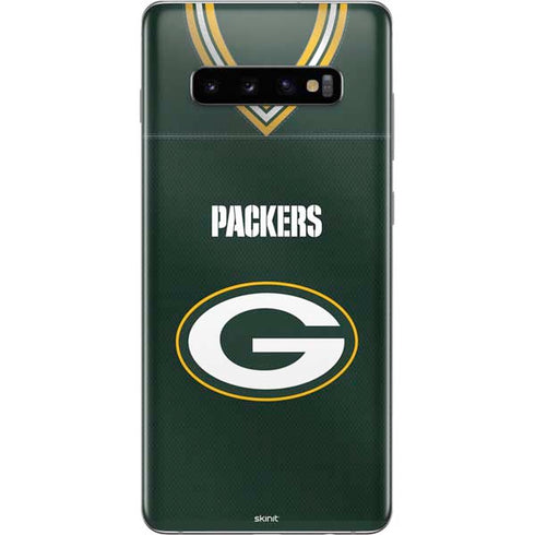 NFL Green Bay Packers Team Jersey Galaxy S10 Plus Skin