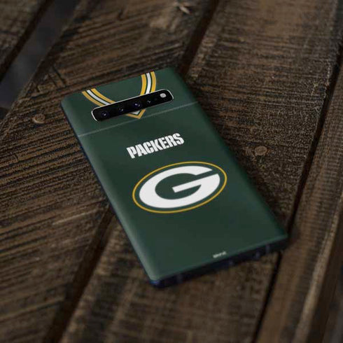 NFL Green Bay Packers Team Jersey Galaxy S10 Plus Skin