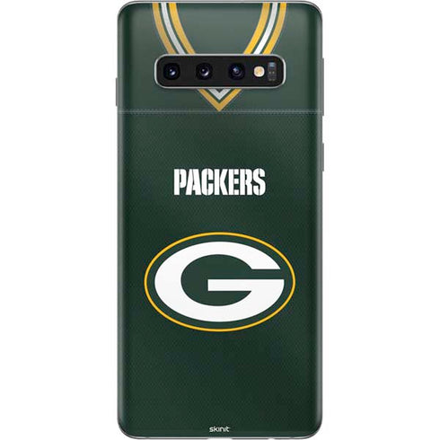 NFL Green Bay Packers Team Jersey Galaxy S10 Skin