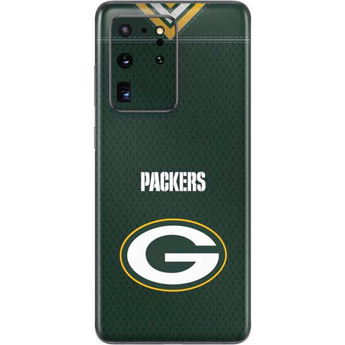 NFL Green Bay Packers Team Jersey Galaxy S20 Ultra 5G Skin