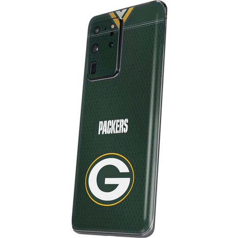 NFL Green Bay Packers Team Jersey Galaxy S20 Ultra 5G Skin