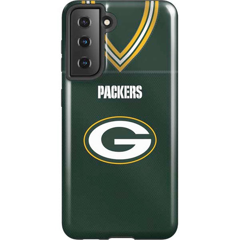 NFL Green Bay Packers Team Jersey Galaxy S21 5G Pro Case