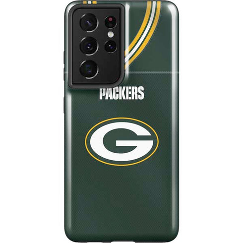 NFL Green Bay Packers Team Jersey Galaxy S21 Ultra 5G Pro Case