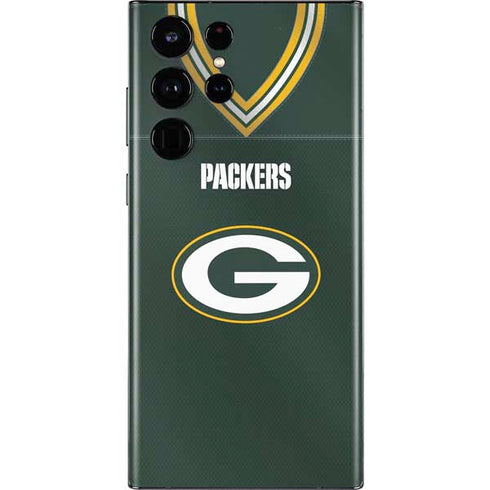 NFL Green Bay Packers Team Jersey Galaxy S22 Ultra Skin