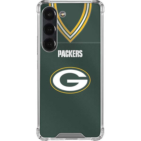 NFL Green Bay Packers Team Jersey Galaxy S23 Clear Case
