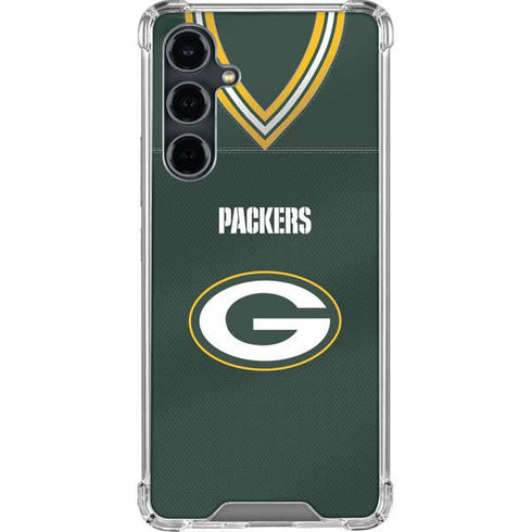NFL Green Bay Packers Team Jersey Galaxy S23 FE Clear Case
